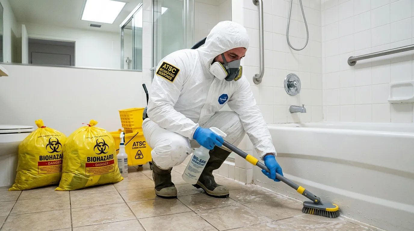 Decontamination equipment deployed for Blood Cleanup in East Porterville